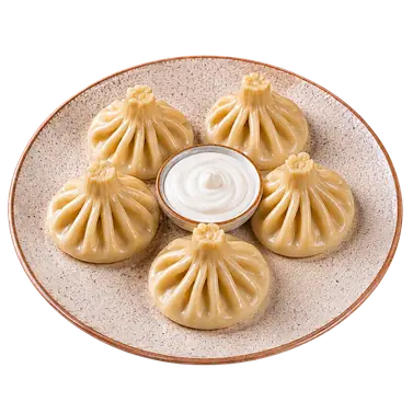 Khinkali with beef — Palchiki Oblizhesh café, Nha Trang